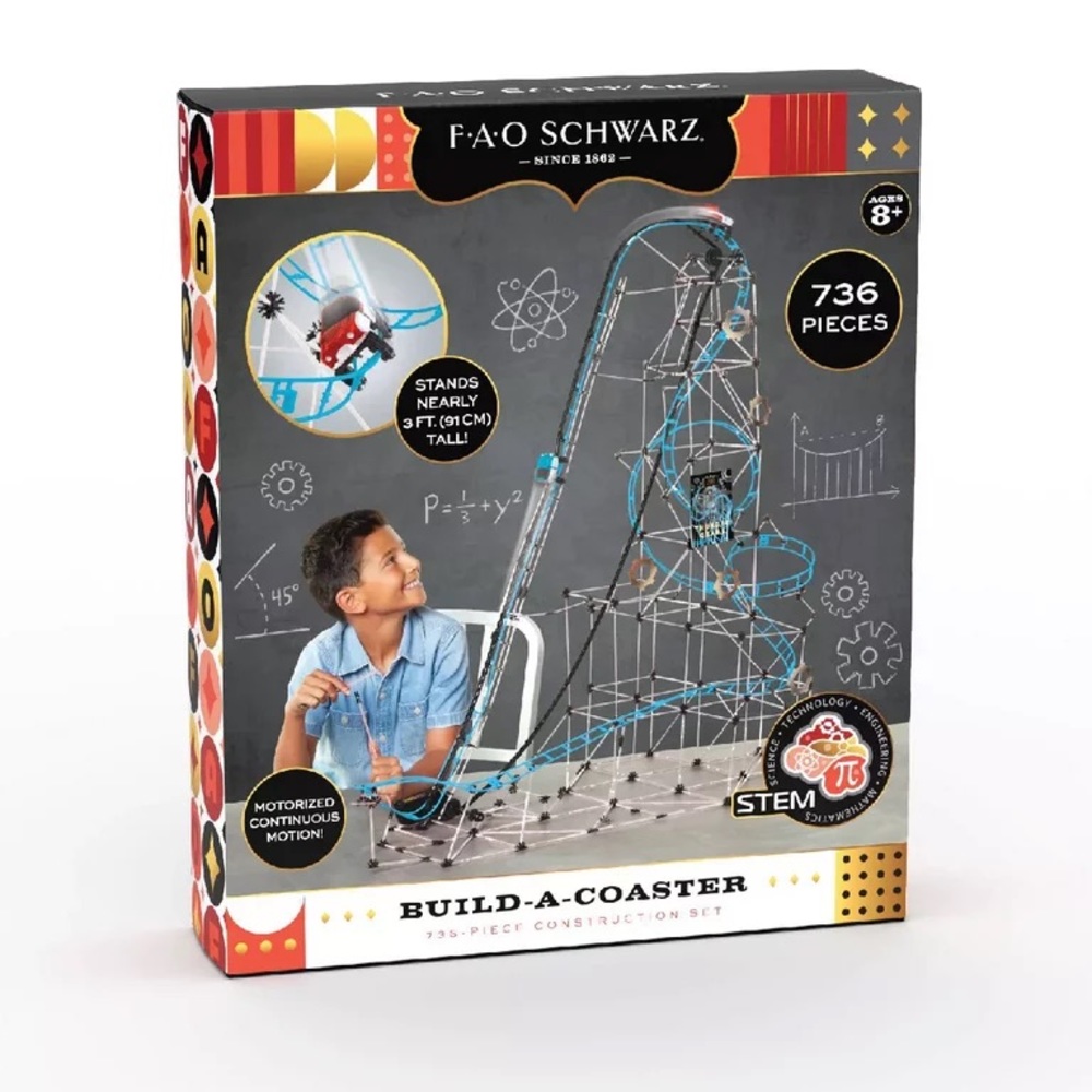 FAO SCHWARZ build a coaster 736 piece
